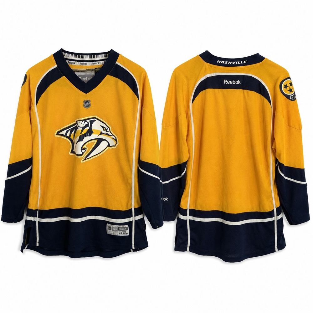 Reebok Nashville Predators Hockey Jersey Youth Size‎ L/XL Official NHL